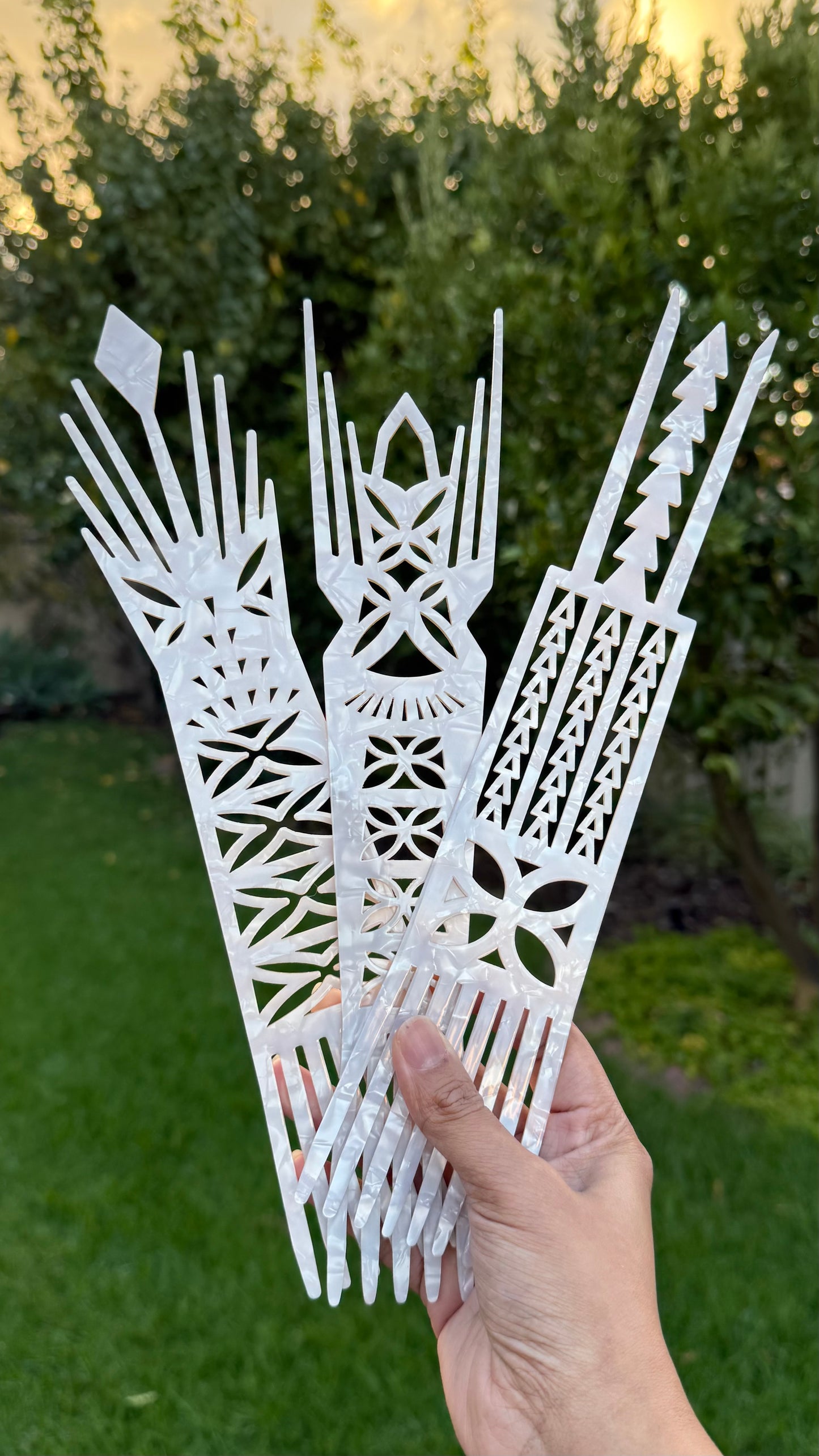 Selu Tuiga Acrylic Hair Accessories