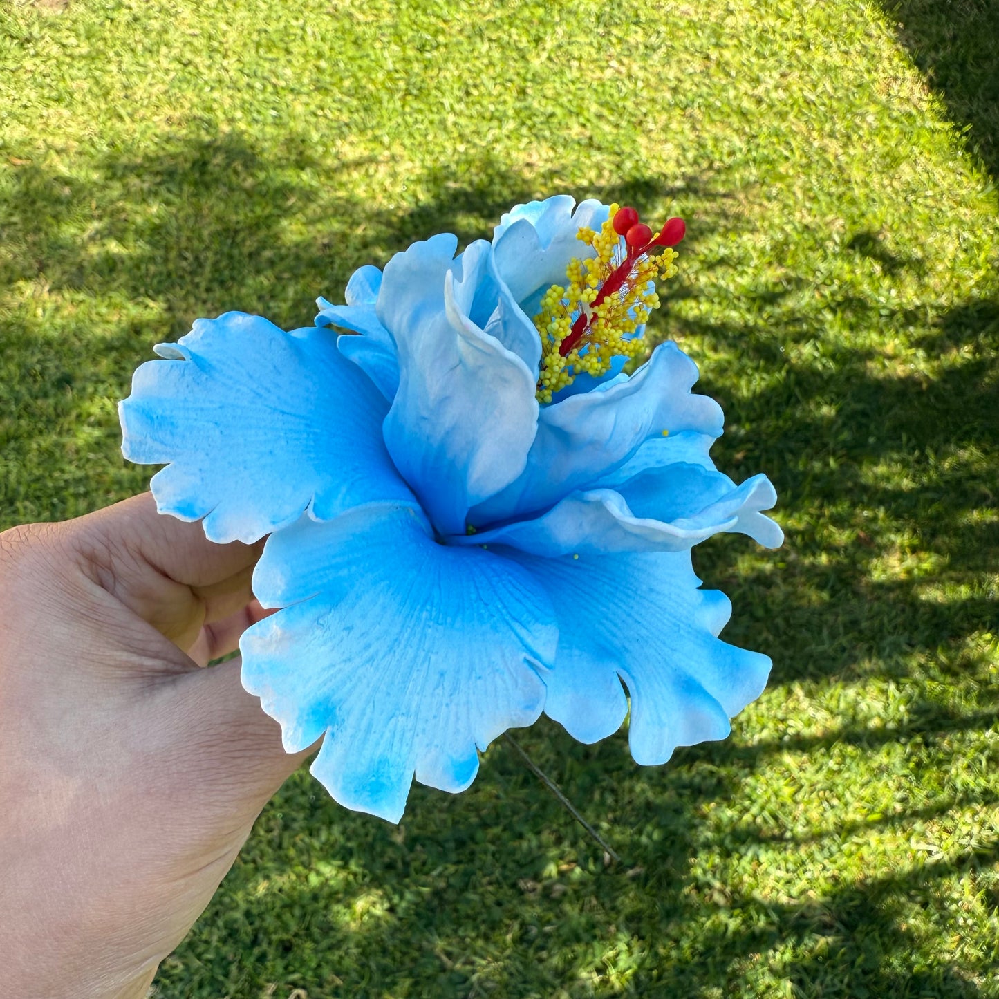 Arihi XL Double Hibiscus Flowers 11cm