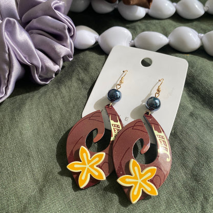 Pearl Drop Earrings Pacific Island Accessories