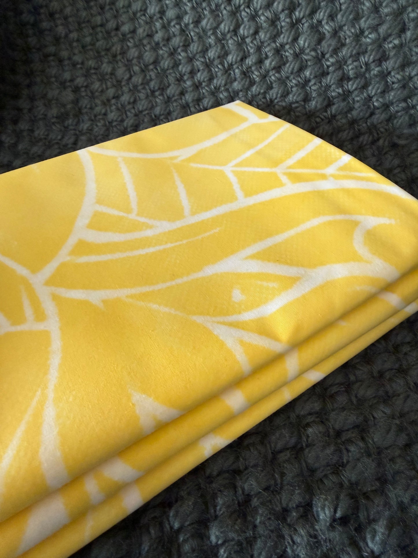 2m Citrus Pastel Block Print Table Clothe or Ie Lavalava Women's Pareo Cotton Poplin Sarong Beach Cover Up Size L