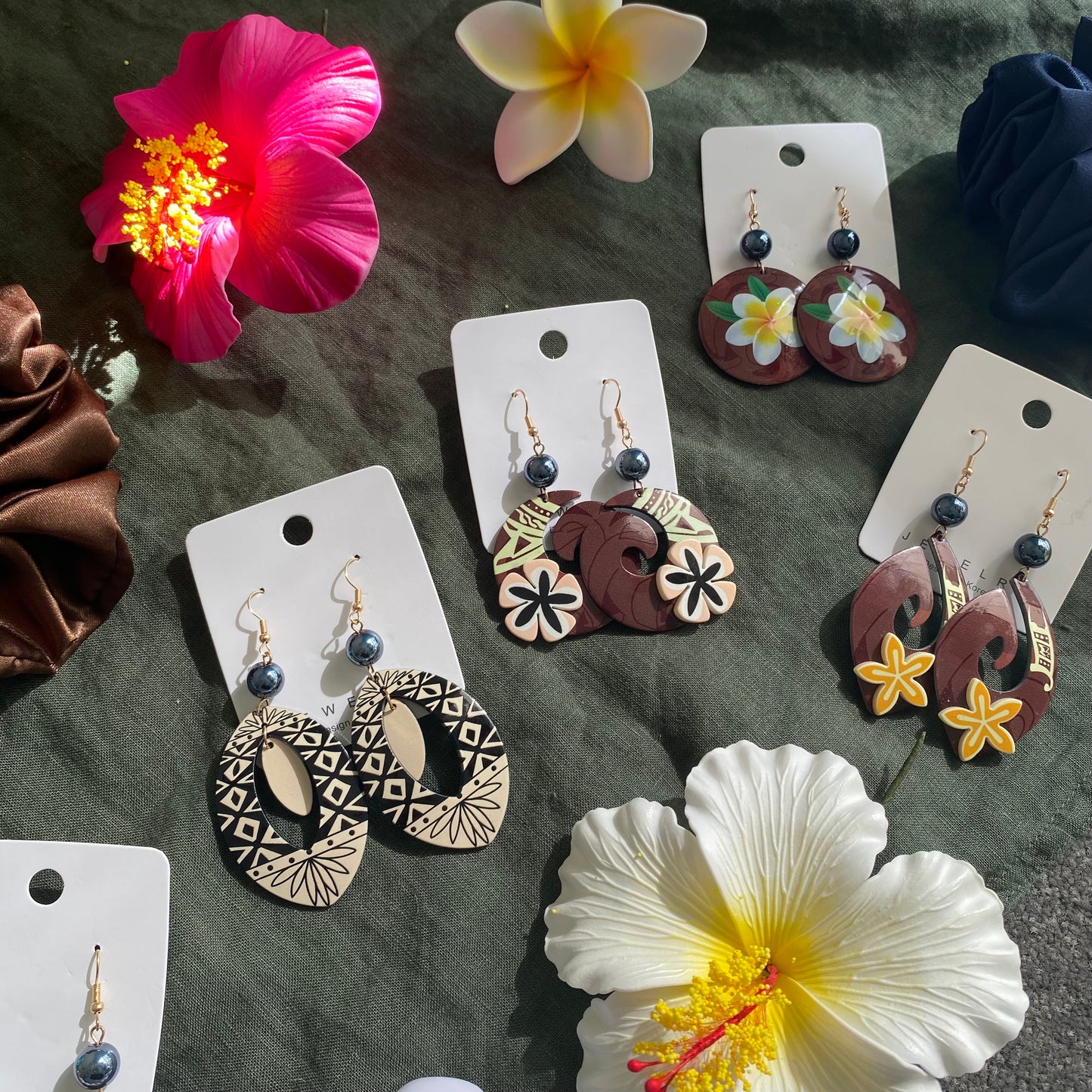 Pearl Drop Earrings Pacific Island Accessories