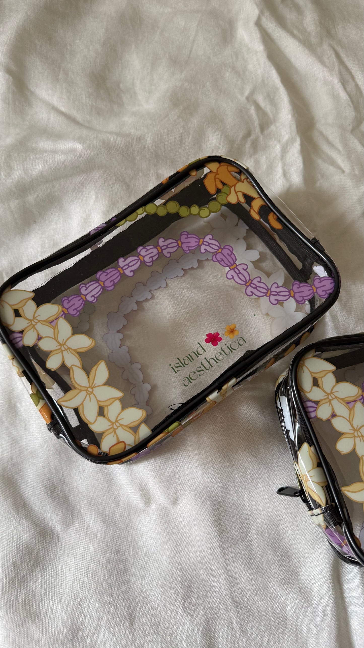 Island Floral Travel Cosmetics Bag – Puakenikeni Design