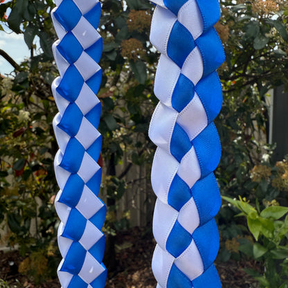 Ribbon Braided Graduation Lei Open Ended Ula