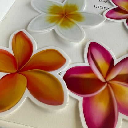 Plumeria Stickers