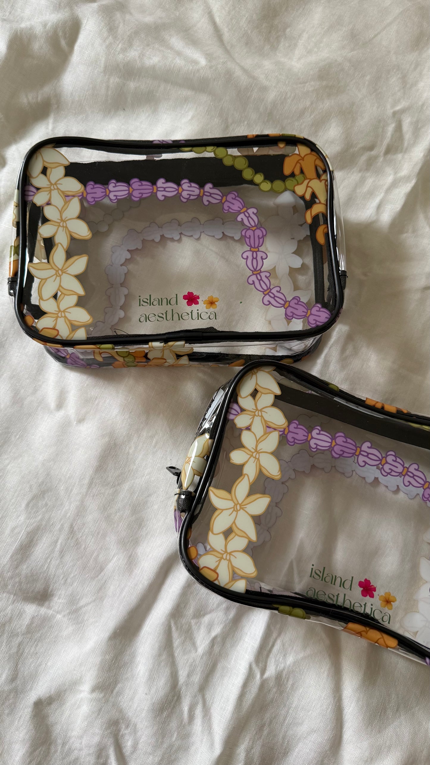 Island Floral Travel Cosmetics Bag – Puakenikeni Design