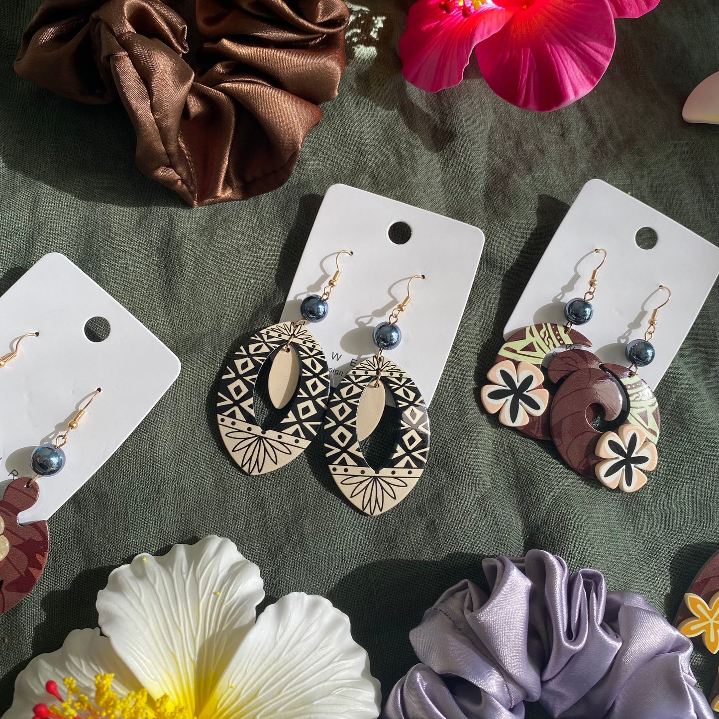 Pearl Drop Earrings Pacific Island Accessories