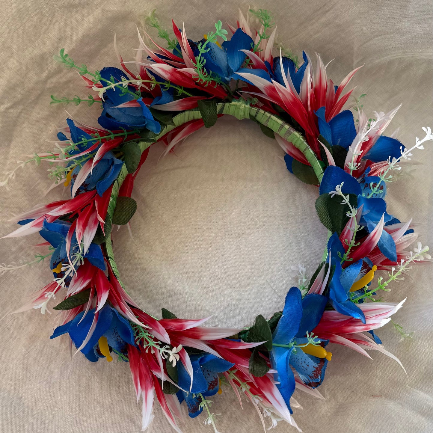 Pale Hawaiian Flower Crowns Lei Po’o