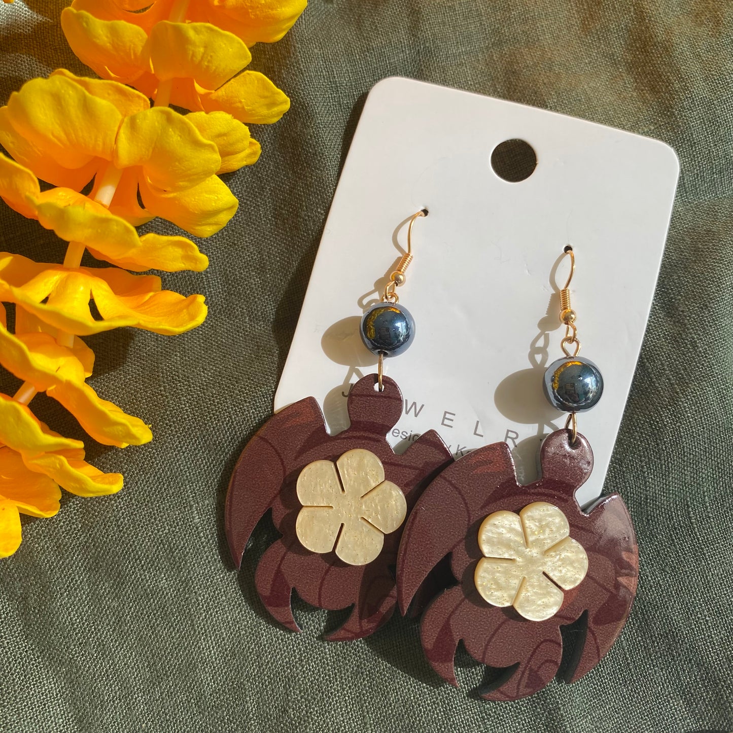 Pearl Drop Earrings Pacific Island Accessories