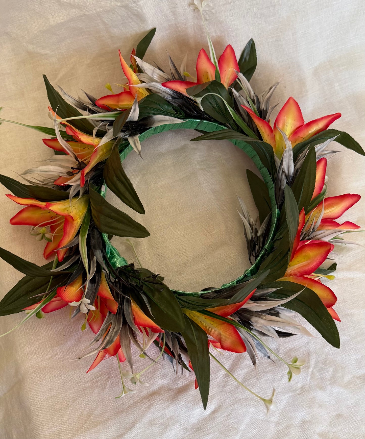 Pale Haku Lei Hawaiian Floral Crowns Lei Po’o