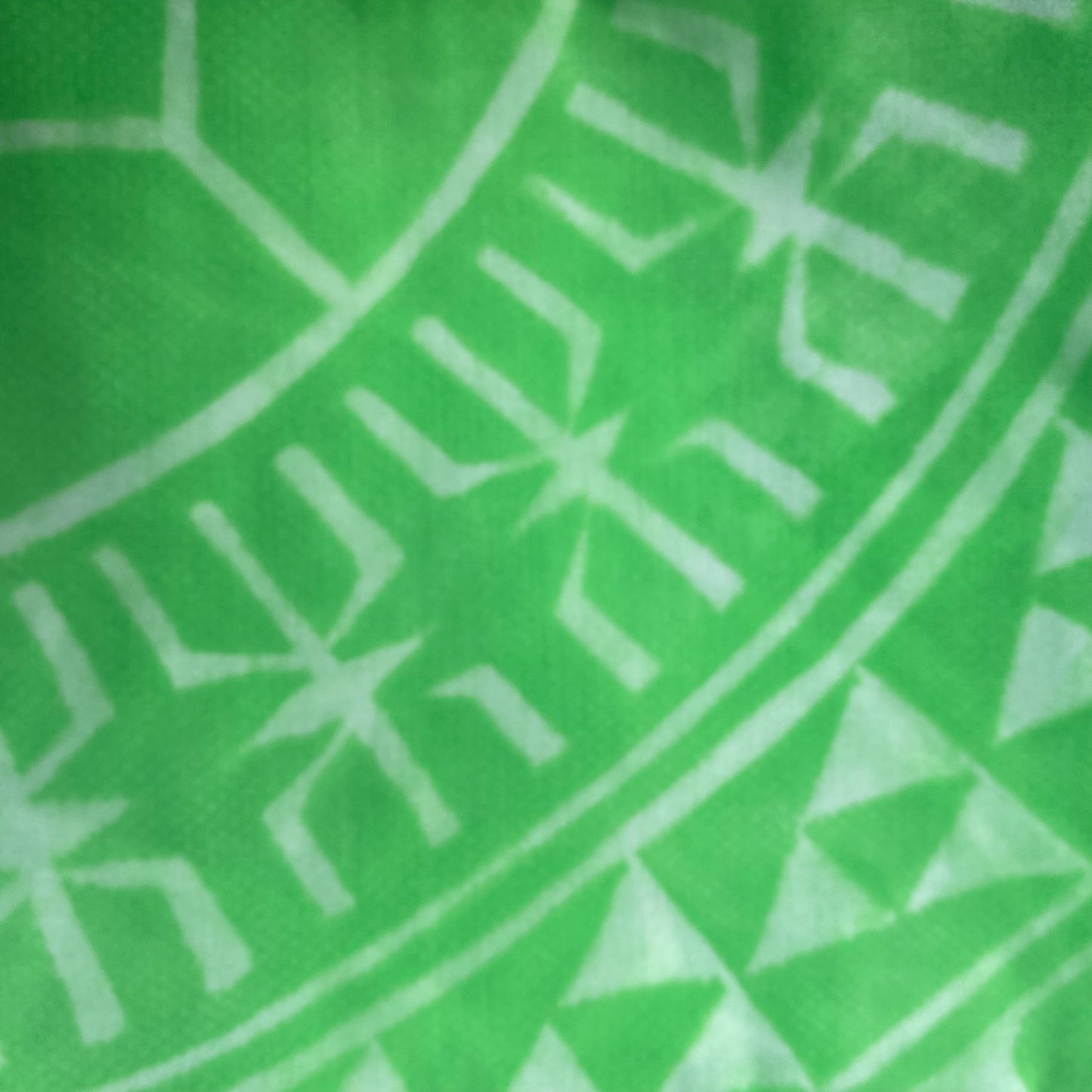 2m Pastel Block Print Table Cloth or Ie Lavalava Women's Pareo Cotton Poplin Sarong Beach Cover Up Size L