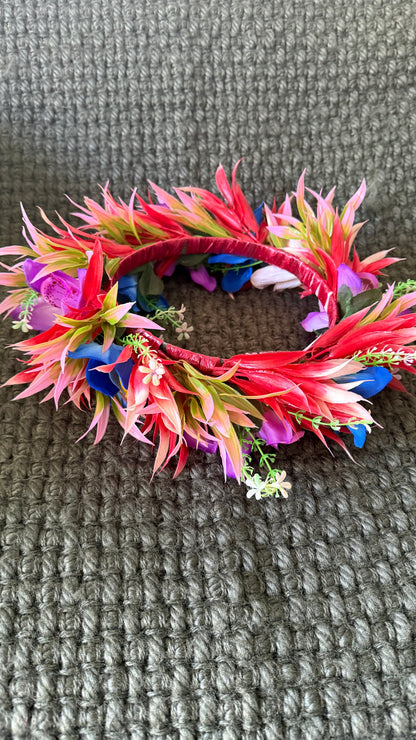 Pale Hawaiian Flower Crowns Lei Po’o