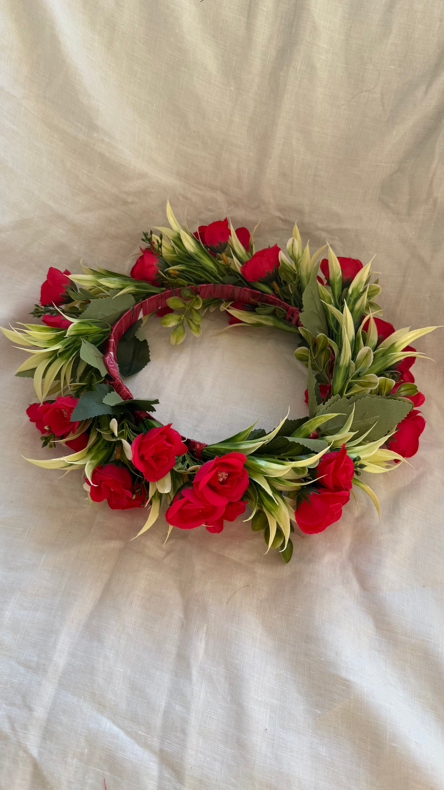 Pale Hawaiian Flower Crowns Lei Po’o