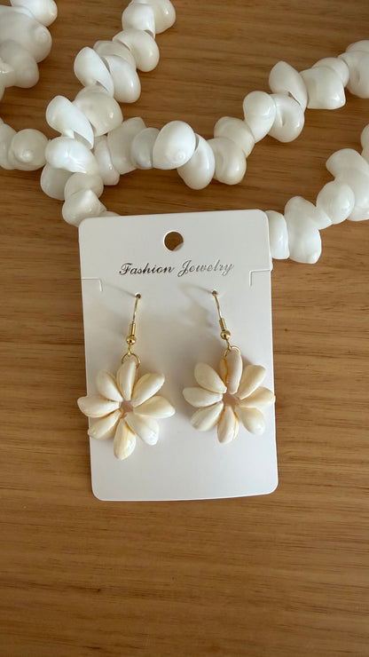 Cowrie Shell Earrings | Pacific Island Jewellery | Island Aesthetica