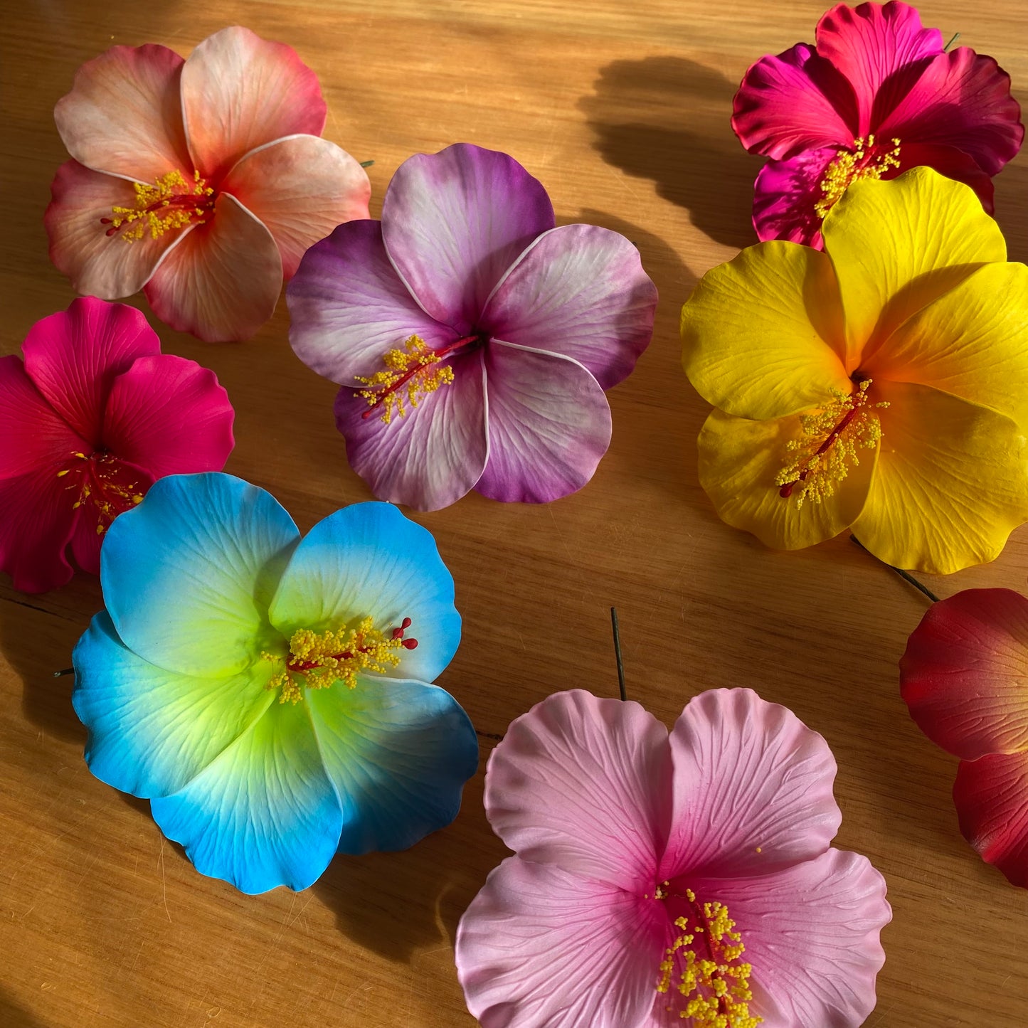 Sinalei Large Hibiscus Flowers (7x) Gift Box