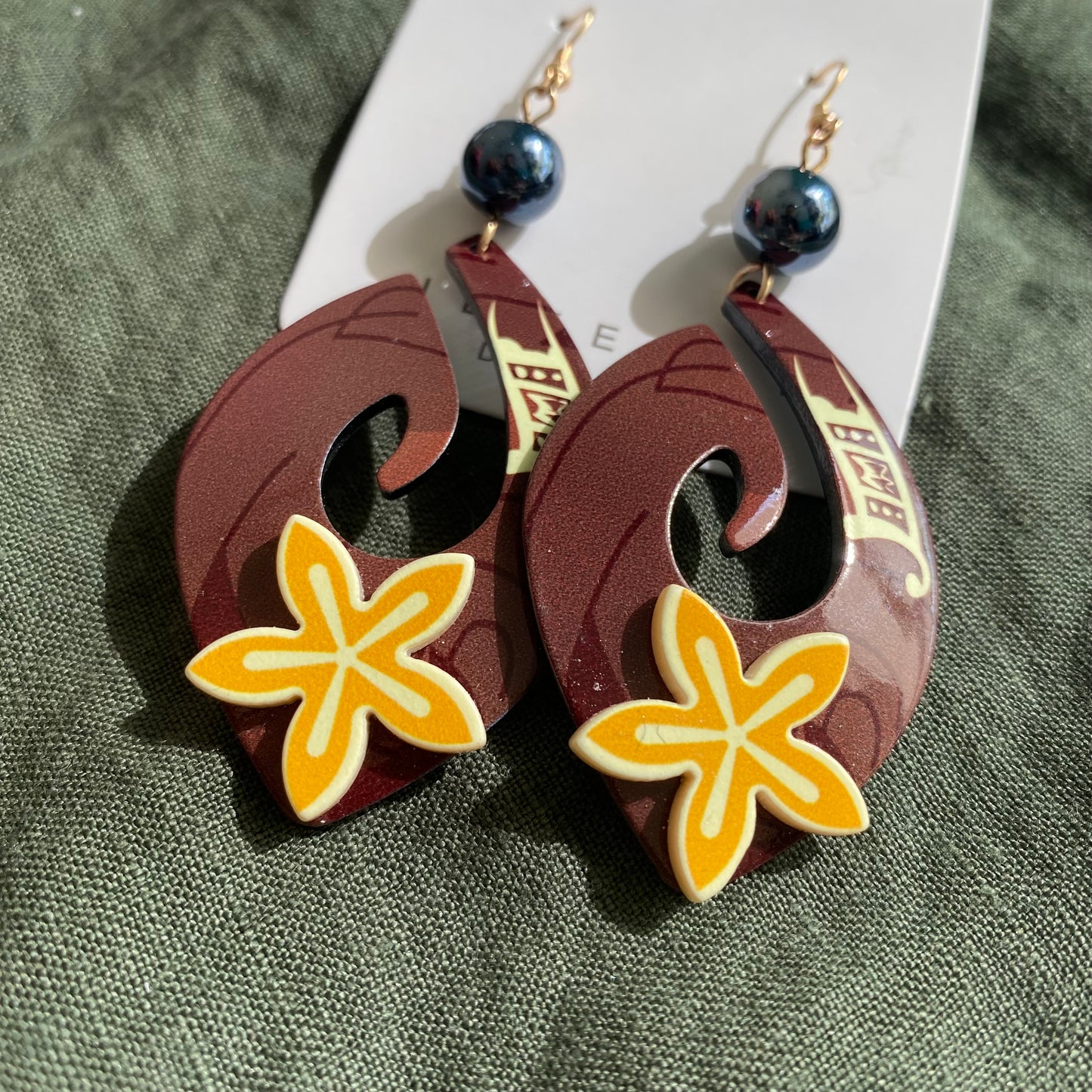 Pearl Drop Earrings Pacific Island Accessories