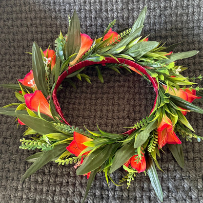 Pale Hawaiian Flower Crowns Lei Po’o