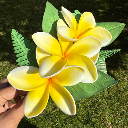 Large Plumeria Hair Clip