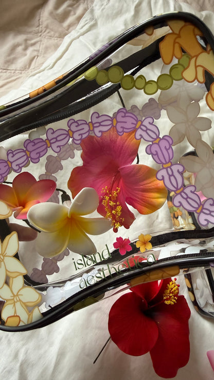 Island Floral Travel Cosmetics Bag – Puakenikeni Design