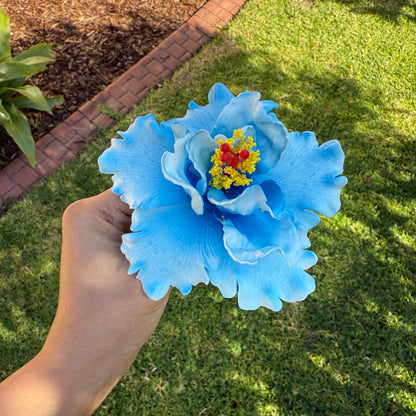 Arihi XL Double Hibiscus Flowers 11cm