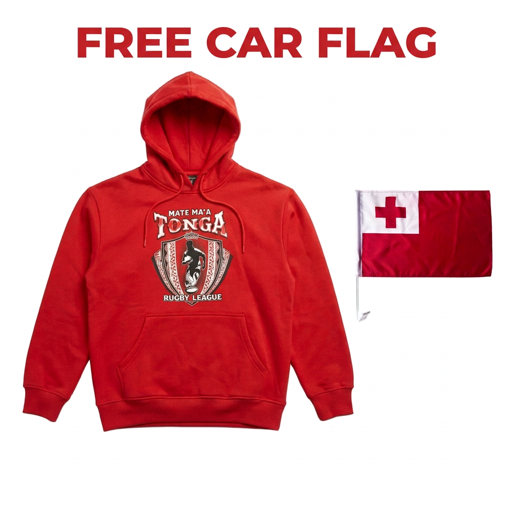 Tonga Rugby League Hoodie | RLWC Supporters Bundle
