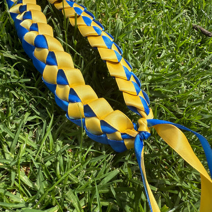 Ribbon Braided Graduation Lei Open Ended Ula