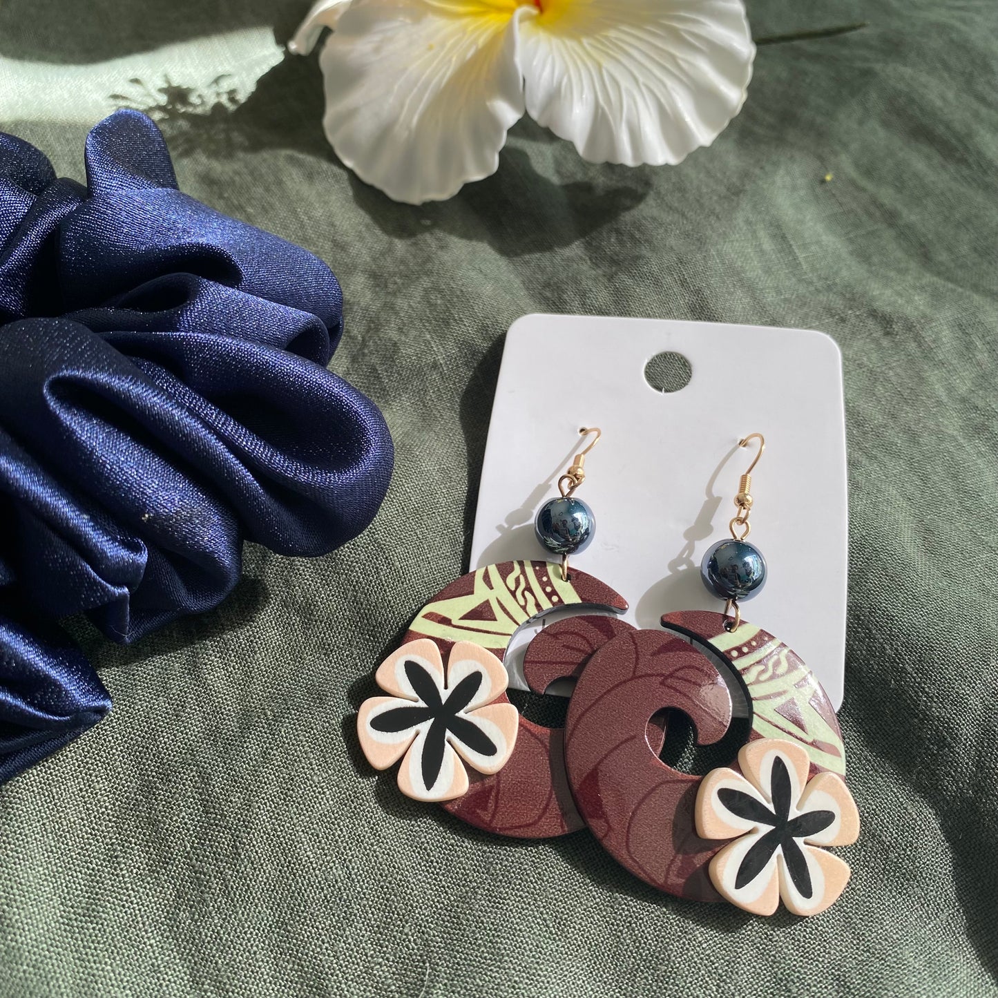 Pearl Drop Earrings Pacific Island Accessories