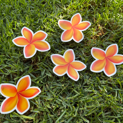 Plumeria Stickers