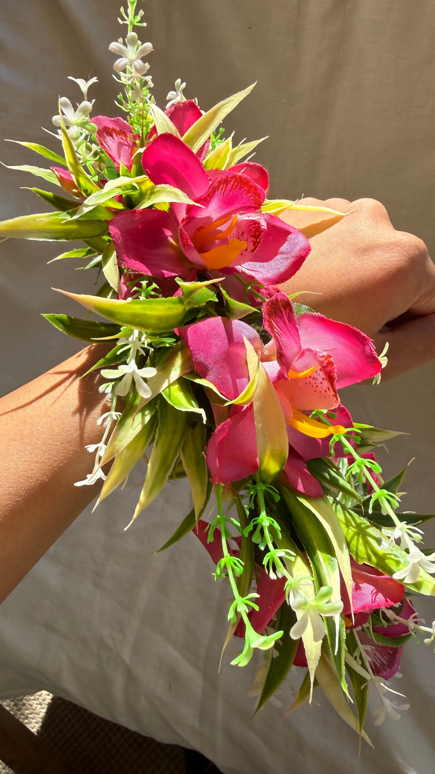 Pale Hawaiian Flower Crowns Lei Po’o