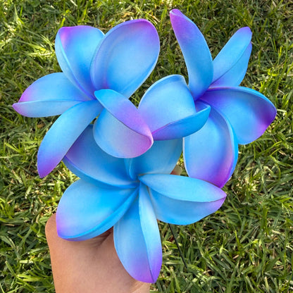 Anahera Frangipani Sei Hair Flowers – Large 9cm | Polynesian Plumeria Sei