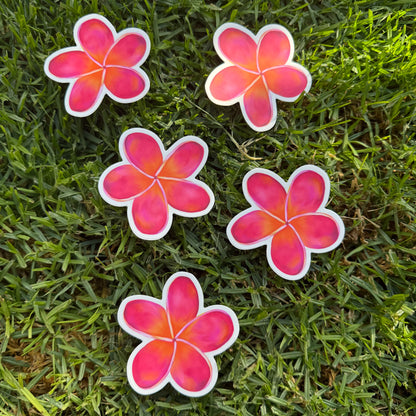 Plumeria Stickers