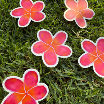 Plumeria Stickers