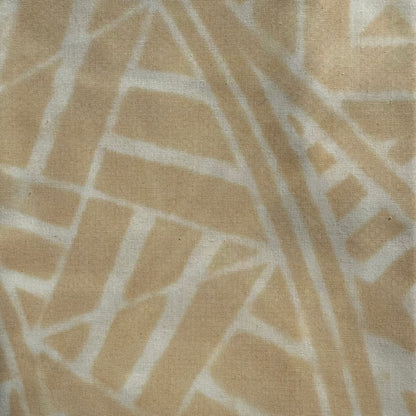 2m Sand Pastel Block Print Table Clothe or Ie Lavalava Women's Pareo Cotton Poplin Sarong Beach Cover Up Size L