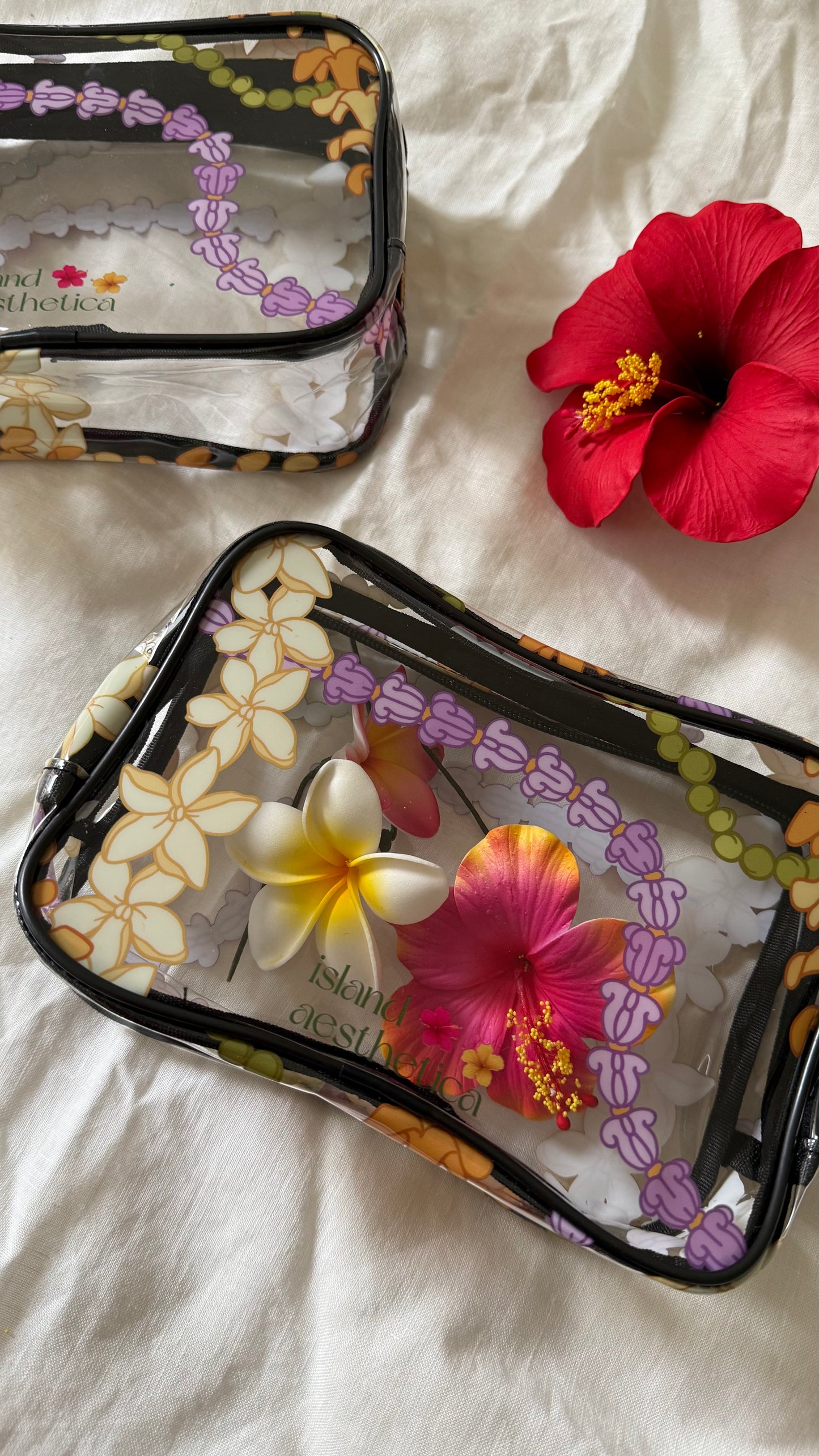Island Floral Travel Cosmetics Bag – Puakenikeni Design