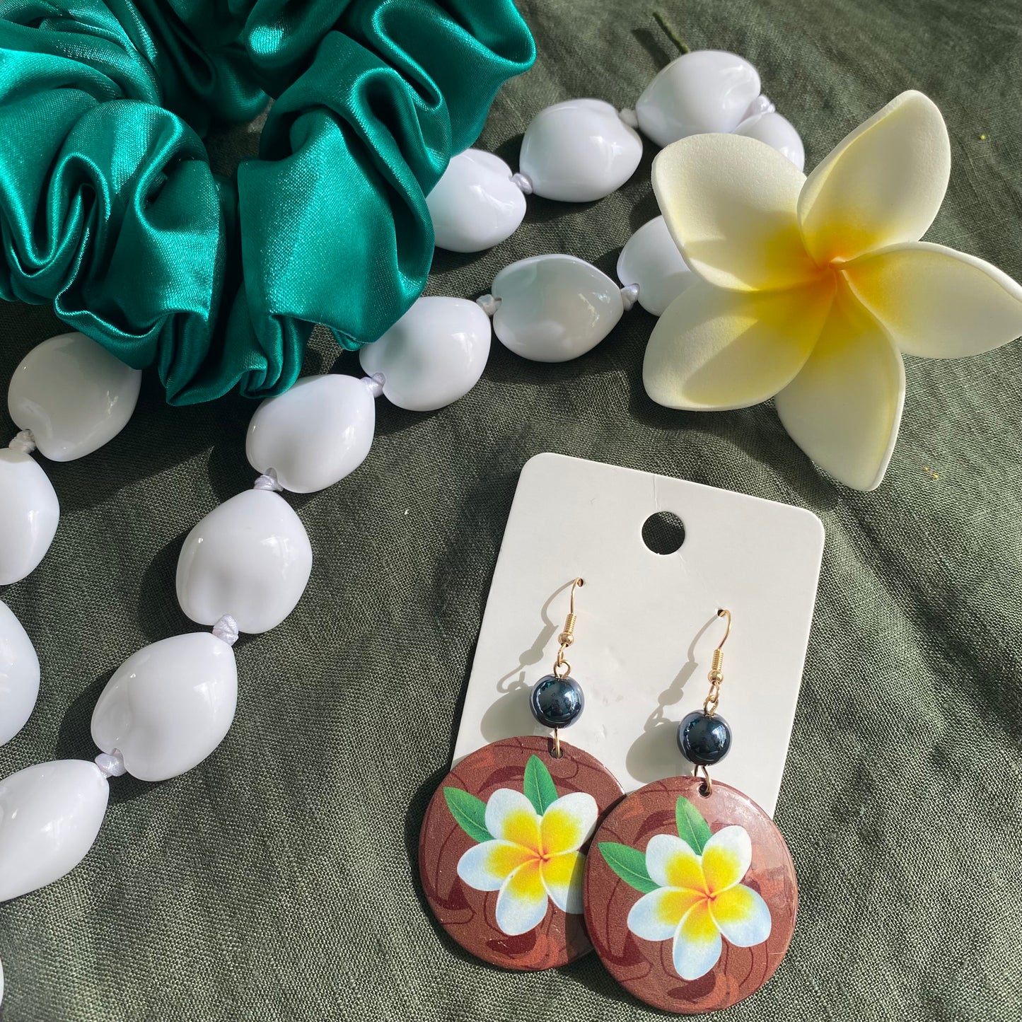 Pearl Drop Earrings Pacific Island Accessories