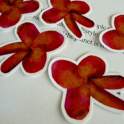 Plumeria Stickers