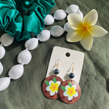 Pearl Drop Earrings Pacific Island Accessories