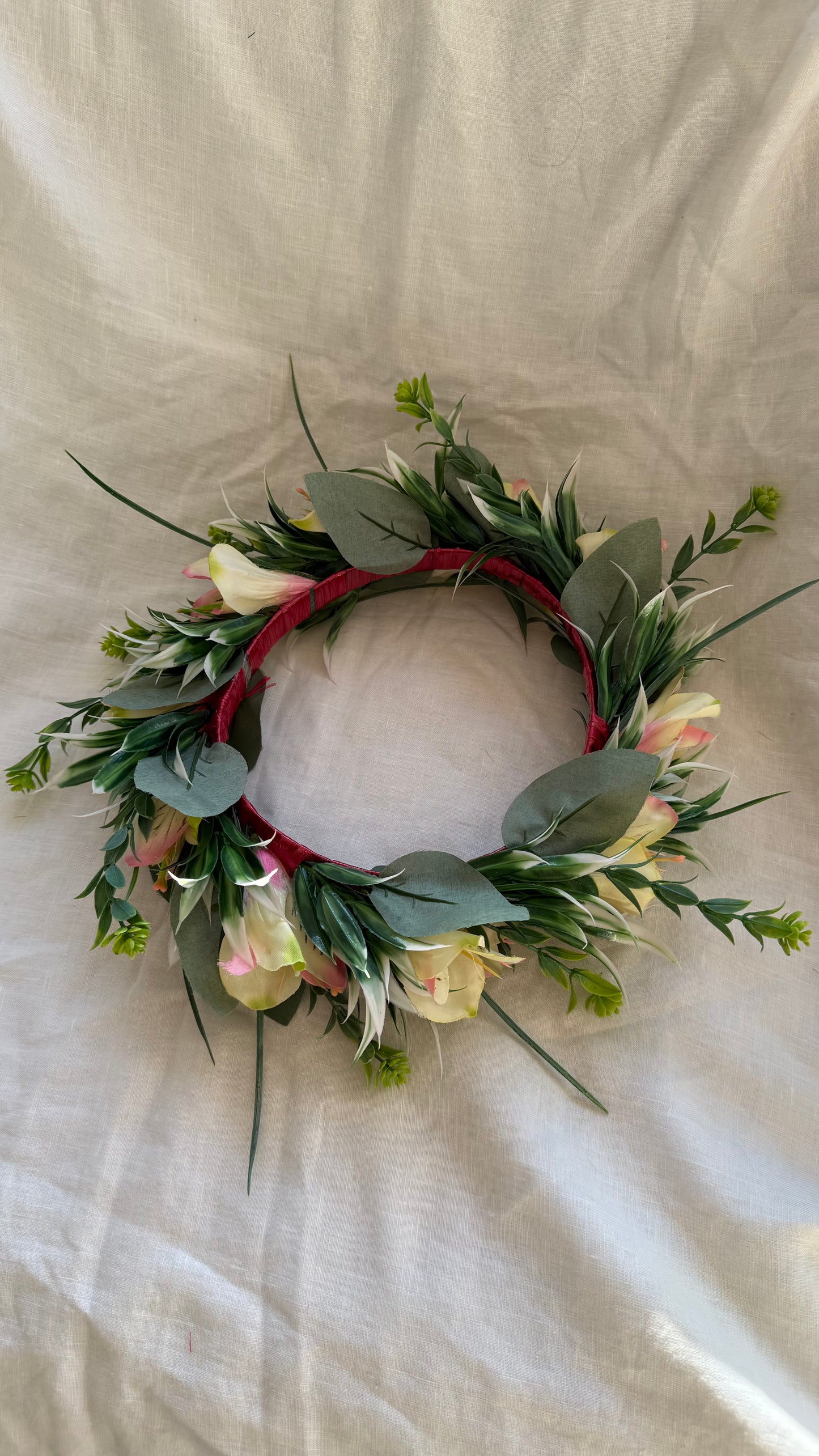 Pale Hawaiian Flower Crowns Lei Po’o