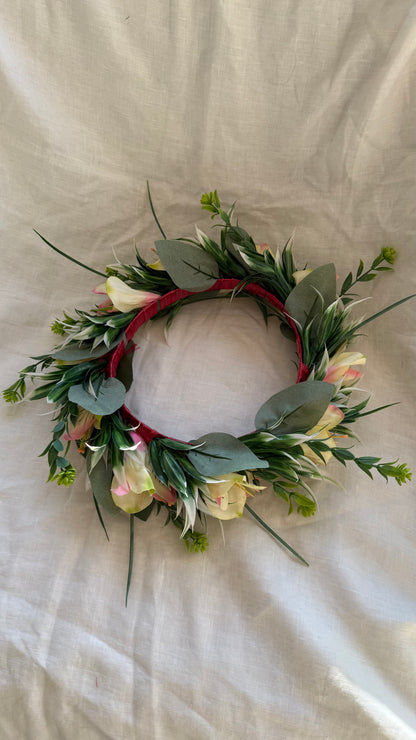 Pale Hawaiian Flower Crowns Lei Po’o