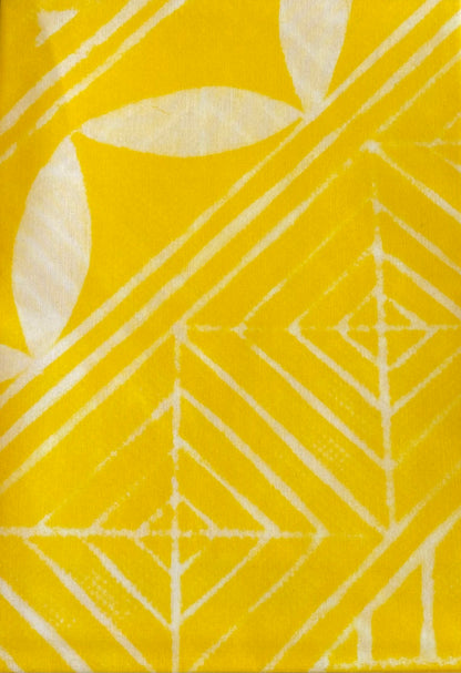 2m Citrus Pastel Block Print Table Clothe or Ie Lavalava Women's Pareo Cotton Poplin Sarong Beach Cover Up Size L