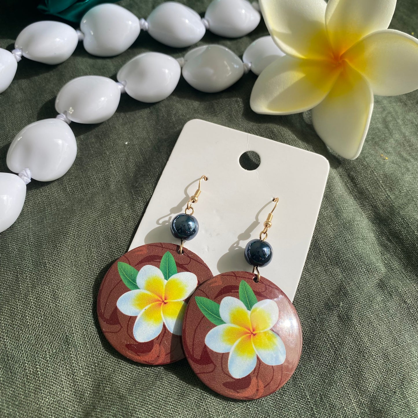 Pearl Drop Earrings Pacific Island Accessories