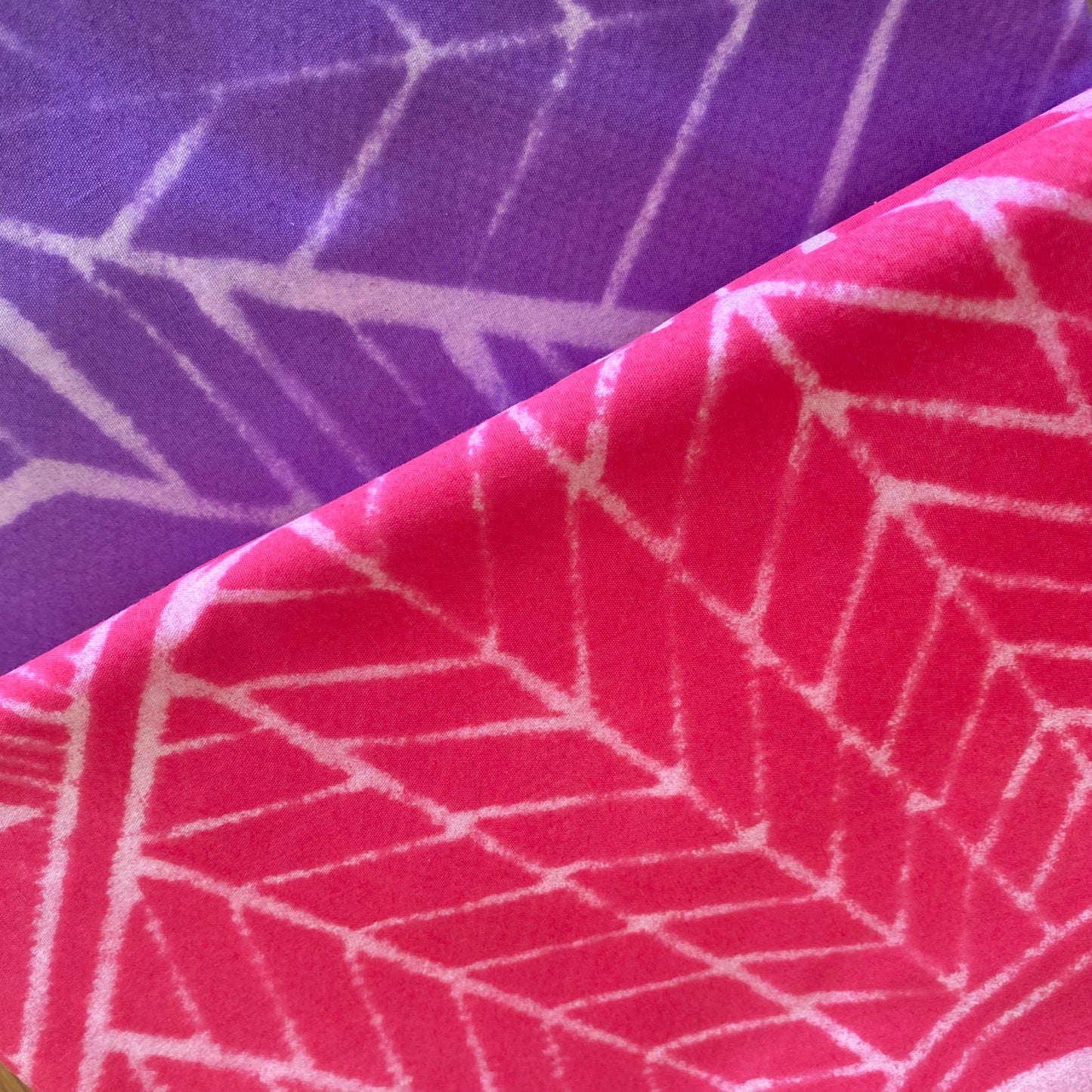 2m Pastel Purple Block Print Table Cloth or Ie Lavalava Women's Pareo Cotton Poplin Sarong Beach Cover Up Size L