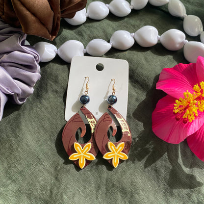 Pearl Drop Earrings Pacific Island Accessories