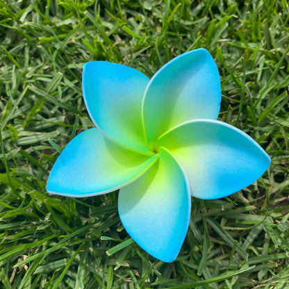 Amaia Large Frangipani Sei Faux Hair Flowers Pacific Islander Womens Accessories 9cm Tekiteki - Island Aesthetica