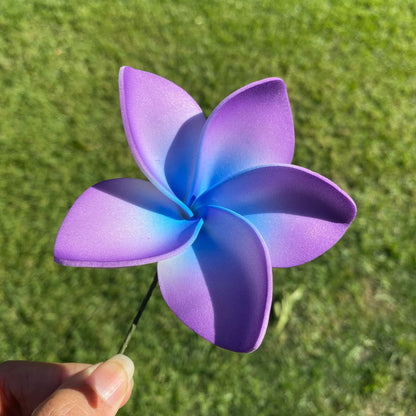 Amaia Large Frangipani Sei Faux Hair Flowers Pacific Islander Womens Accessories 9cm Tekiteki - Island Aesthetica