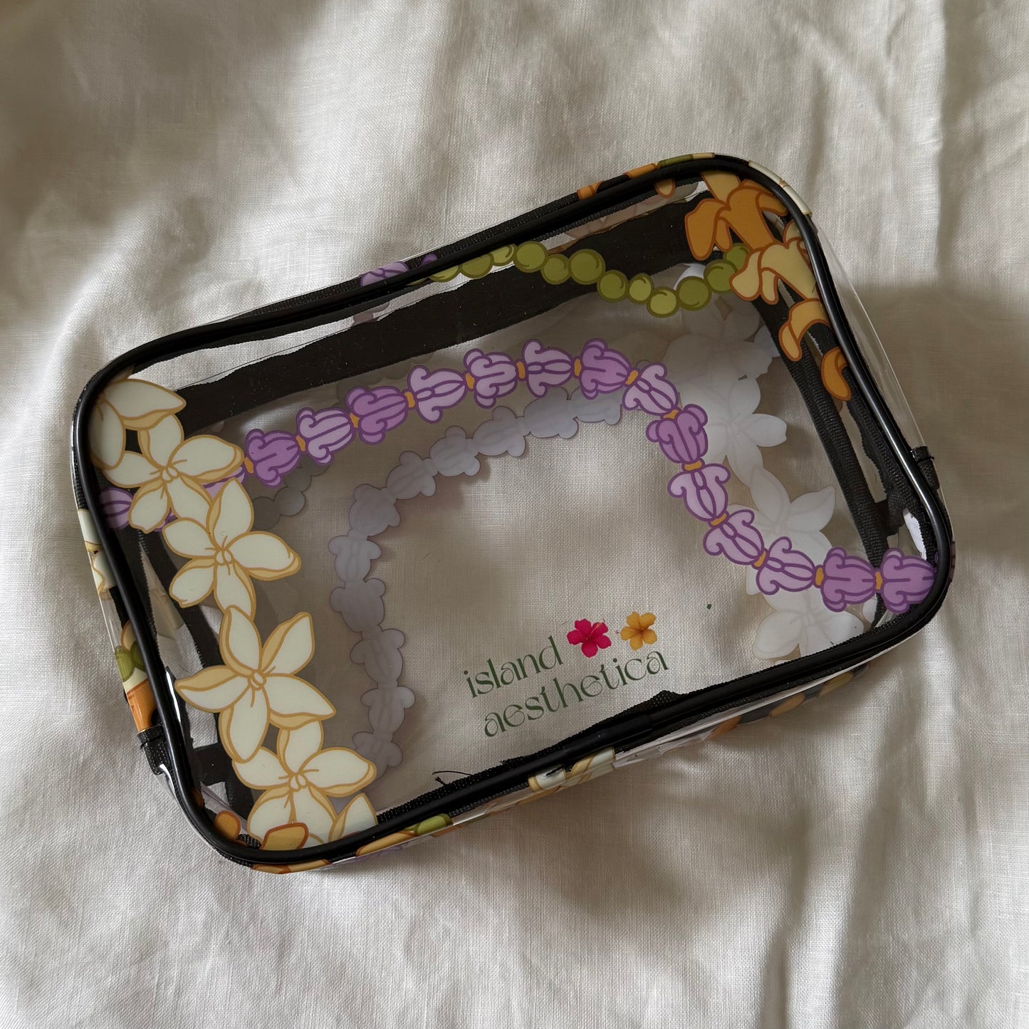 Island Floral Travel Cosmetics Bag – Puakenikeni Design