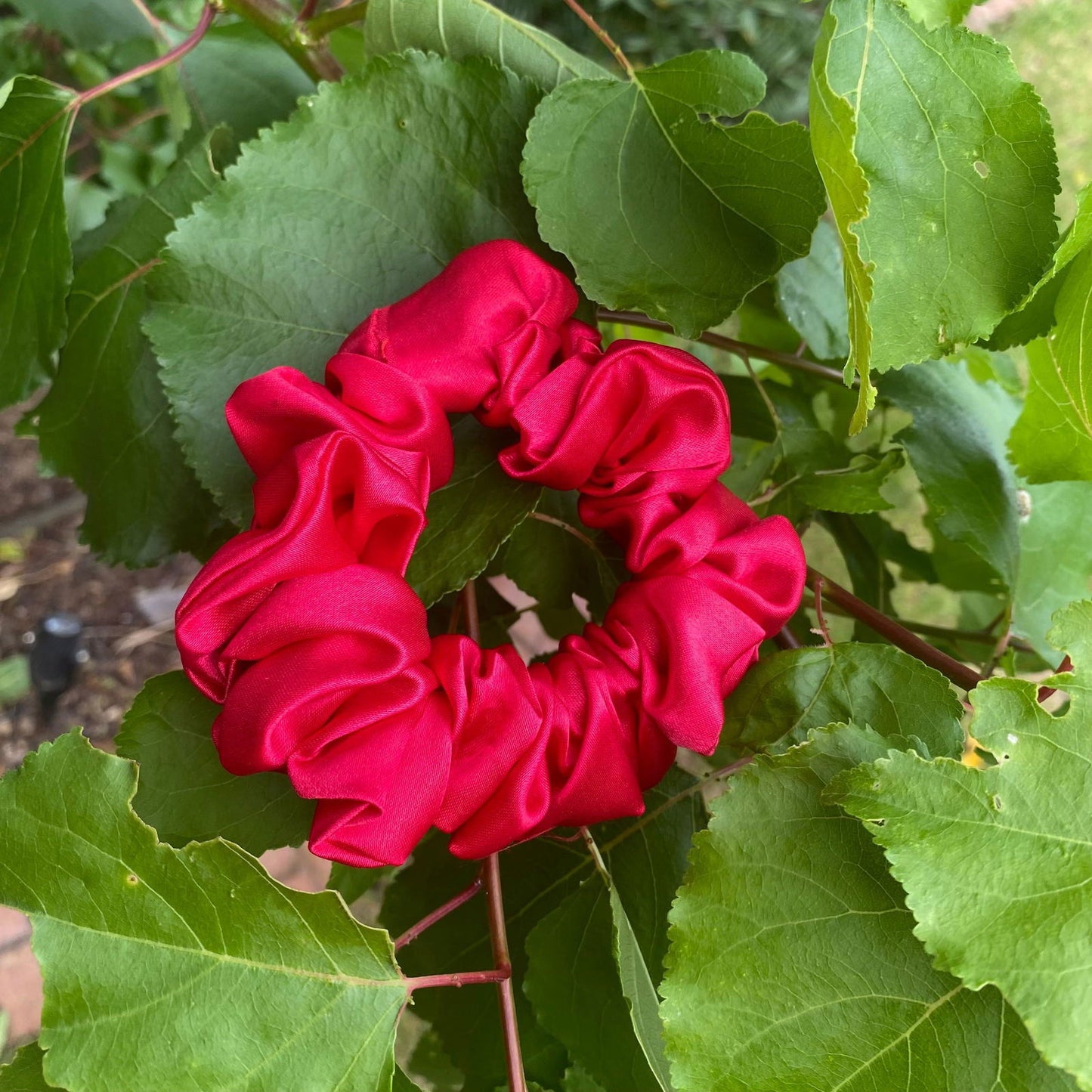 Bertha Large Satin Scrunchies Hair Accessories - Island Aesthetica