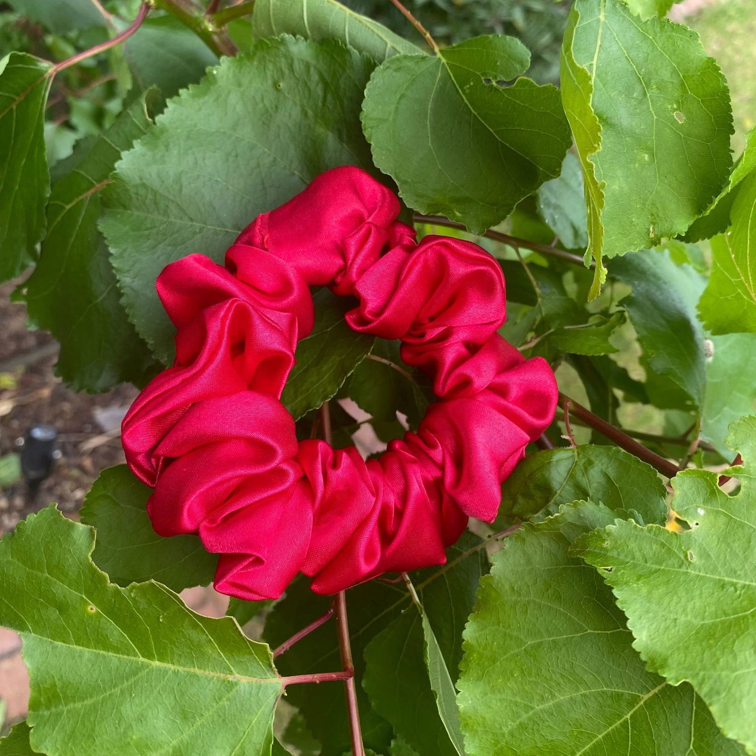 Bertha Large Satin Scrunchies Hair Accessories - Island Aesthetica