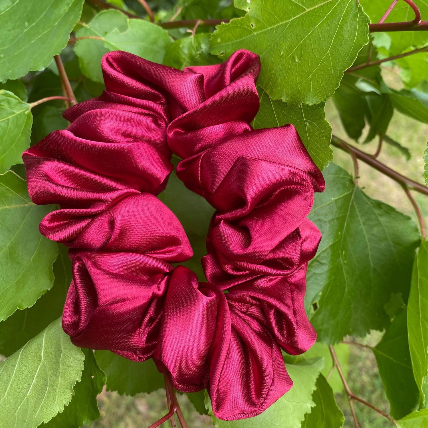 Bertha Large Satin Scrunchies Hair Accessories - Island Aesthetica