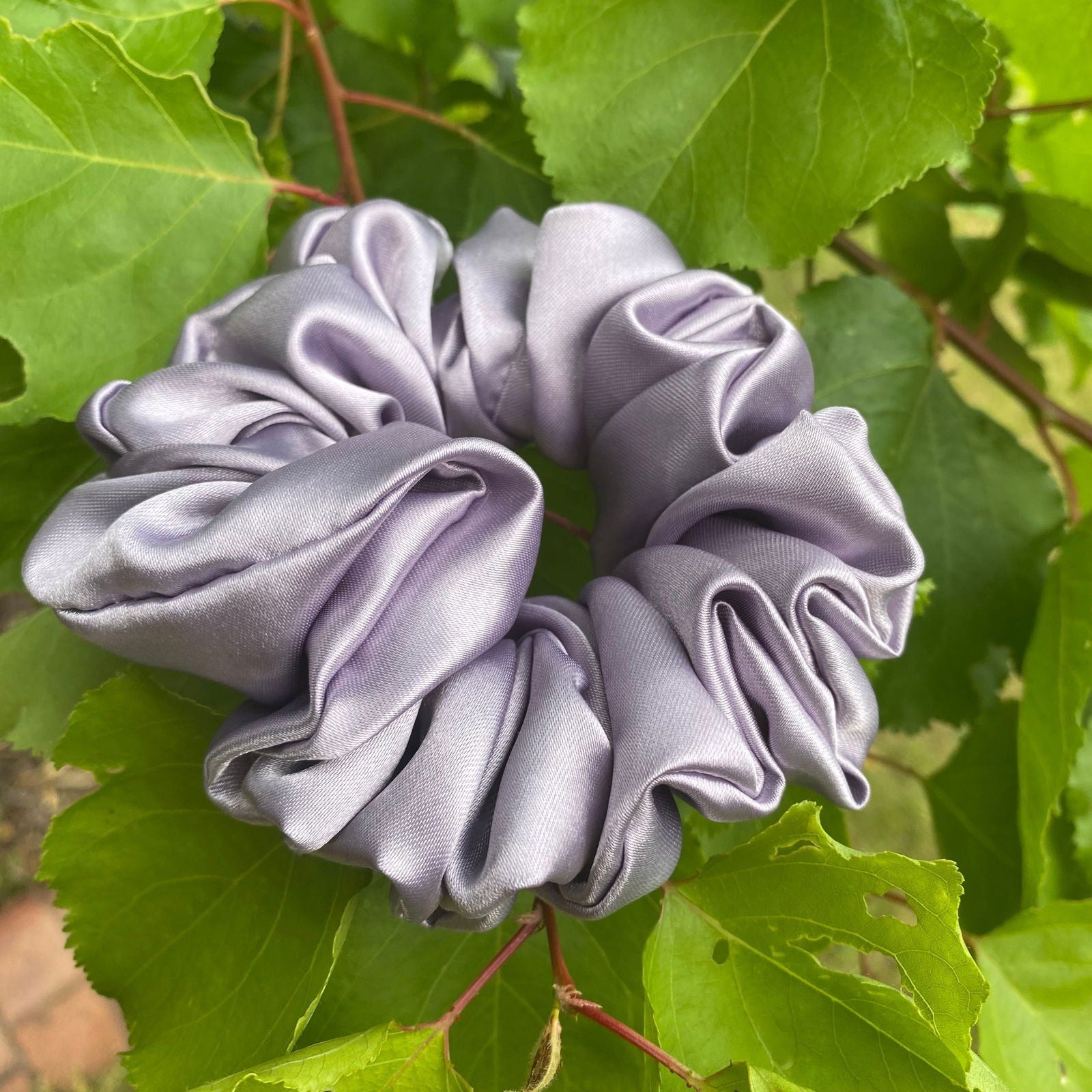 Bertha Large Satin Scrunchies Hair Accessories - Island Aesthetica