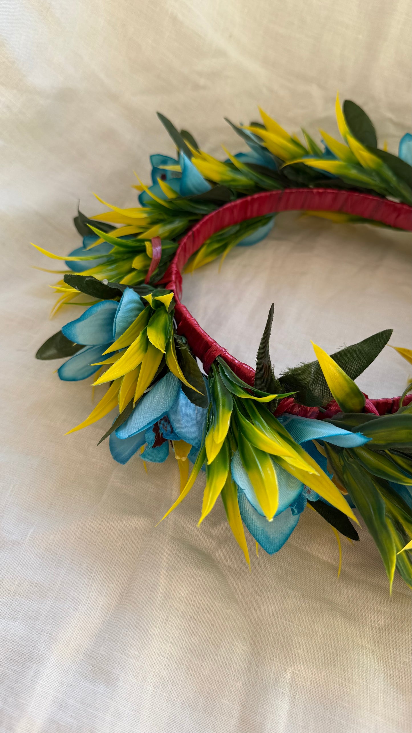 Pale Hawaiian Flower Crowns Lei Po’o